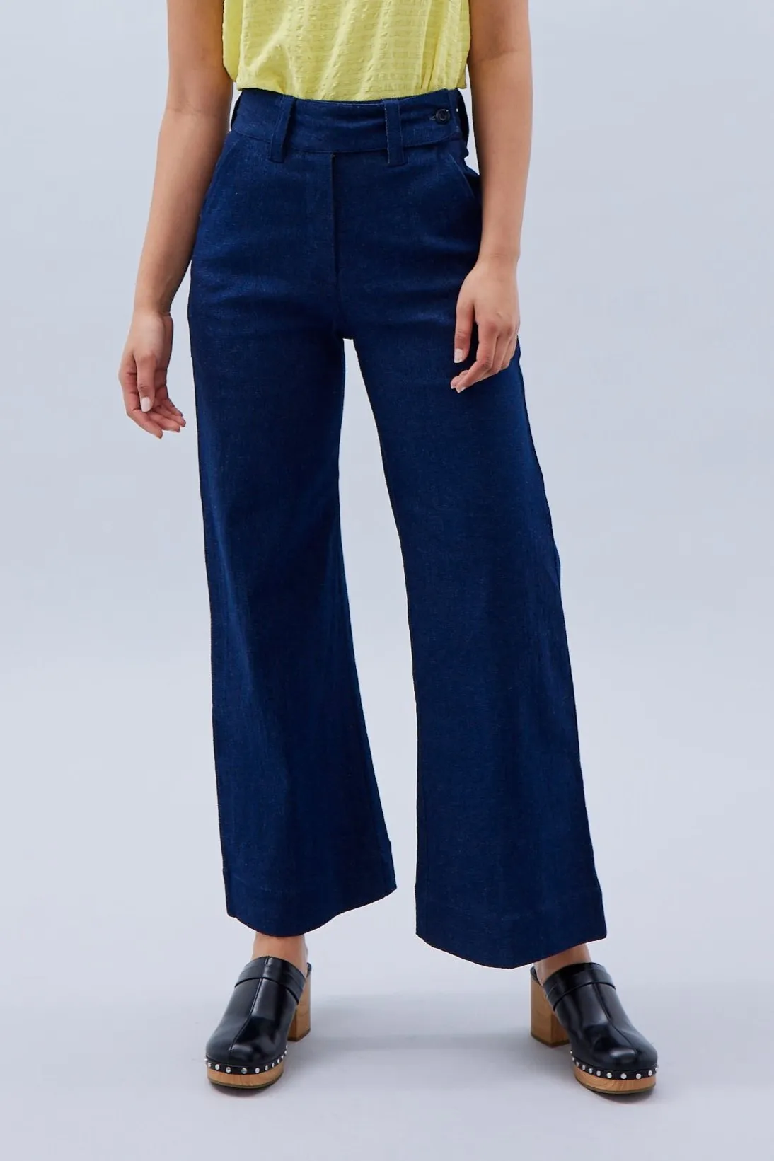 Rib Cage Manhattan Pant, Blue Denim