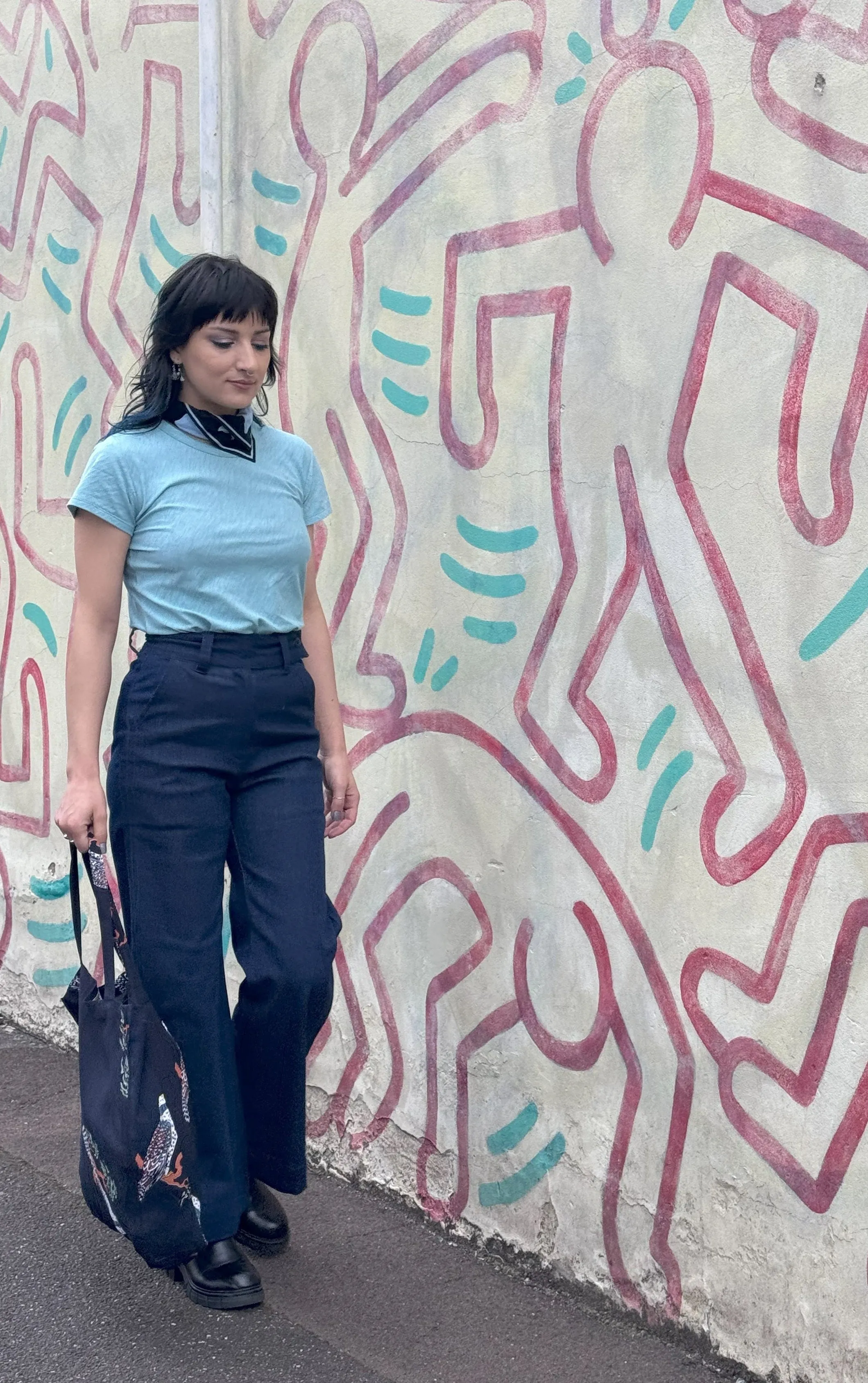 Rib Cage Manhattan Pant, Blue Denim
