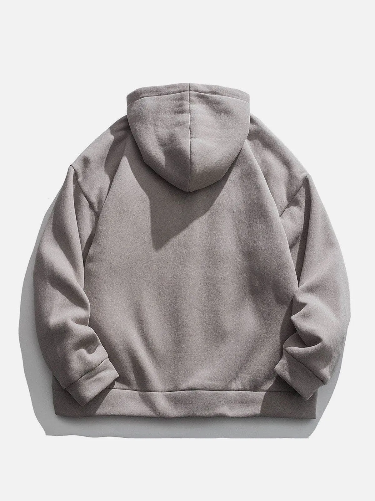 Rimiro - Solid Color Multi-pocket Hooded Winter Coat