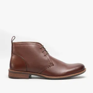 Roamers TOBIAS Mens Desert Boots Brown