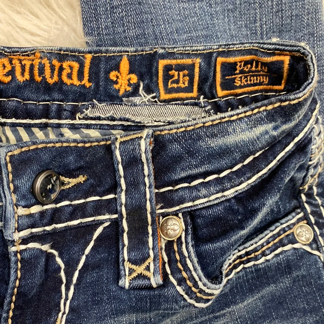 Rock revival Polly skinny size 26