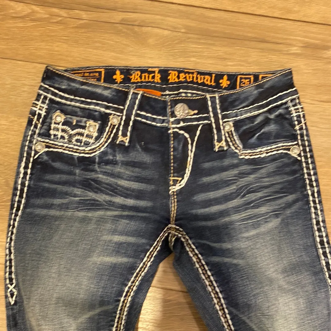 Rock revival Polly skinny size 26