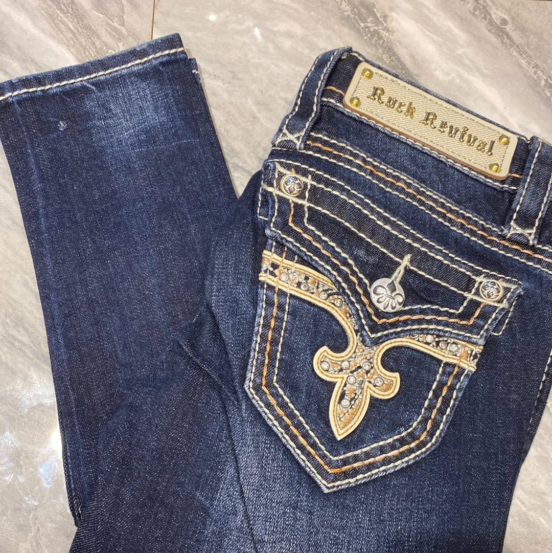 Rock revival Sophia skinny size 24