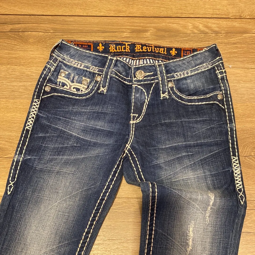 Rock revival Zoey straight size 26