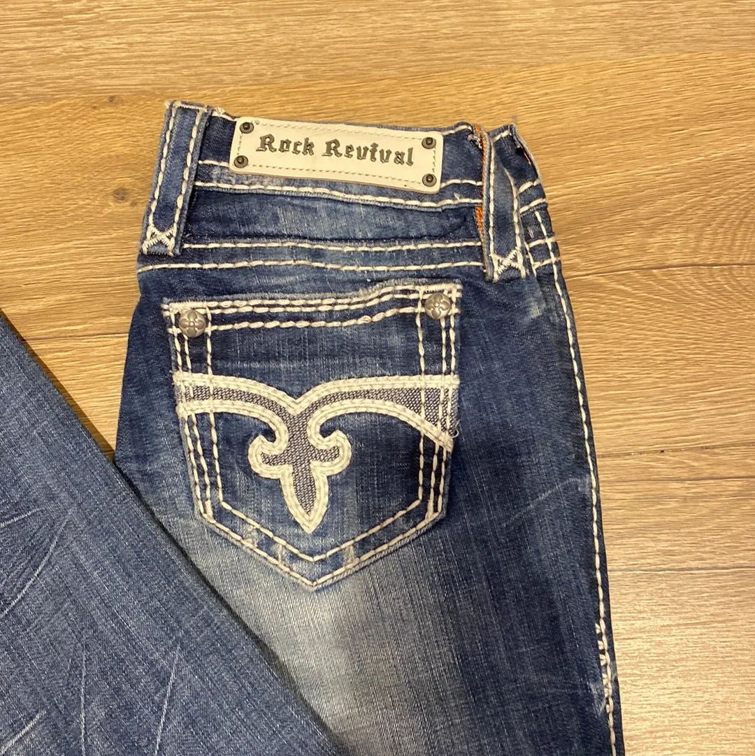 Rock revival Zoey straight size 26