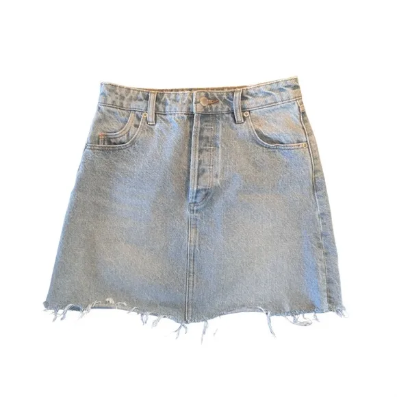 Rolla’s Denim High Waisted Mini Skirt