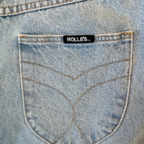 Rolla’s Denim High Waisted Mini Skirt