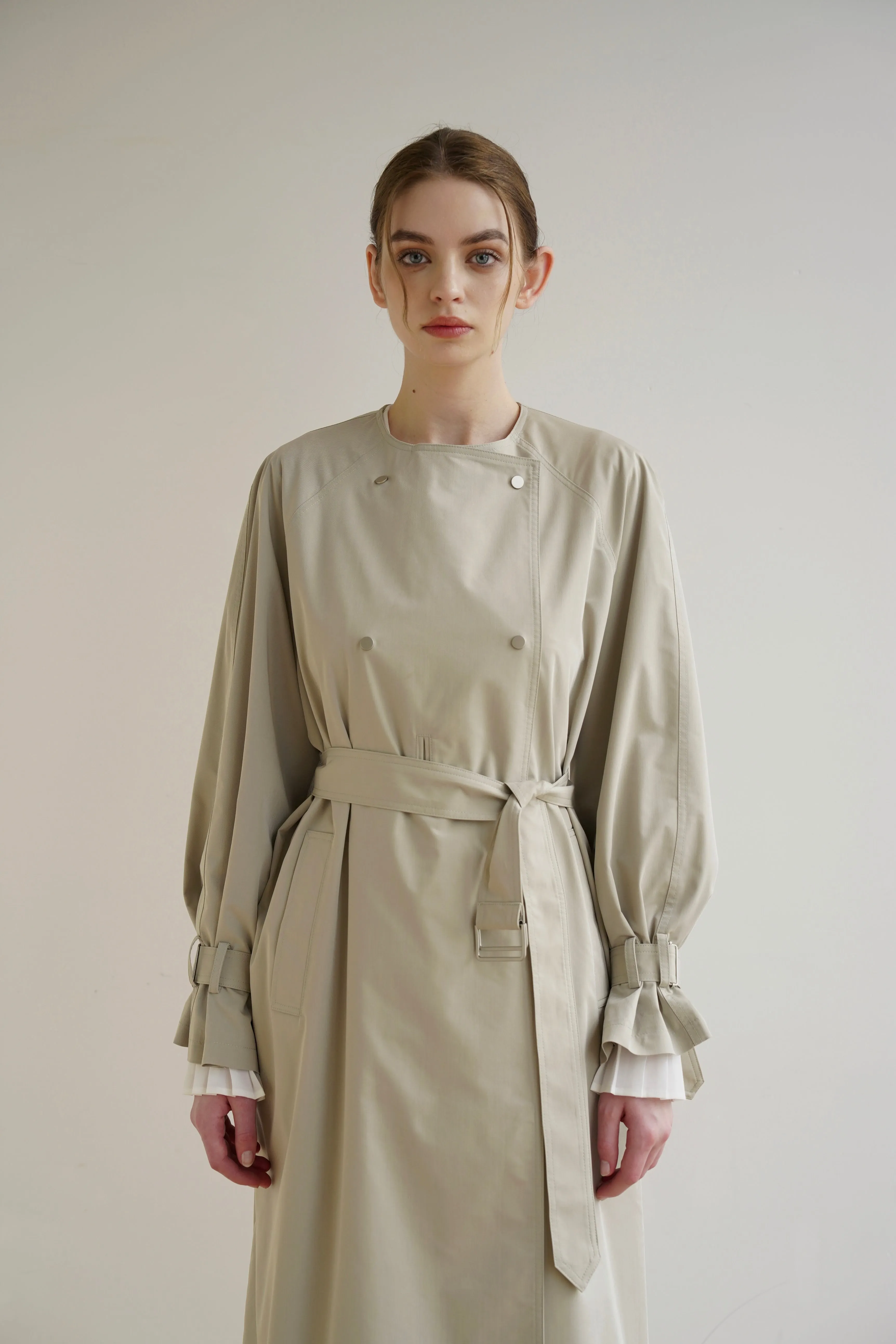 Sage Trench Coat