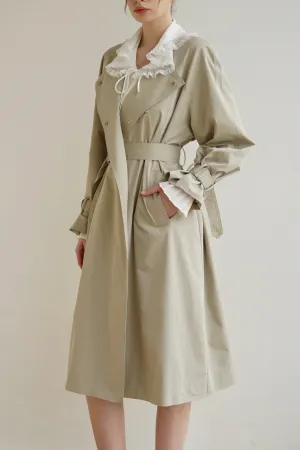 Sage Trench Coat