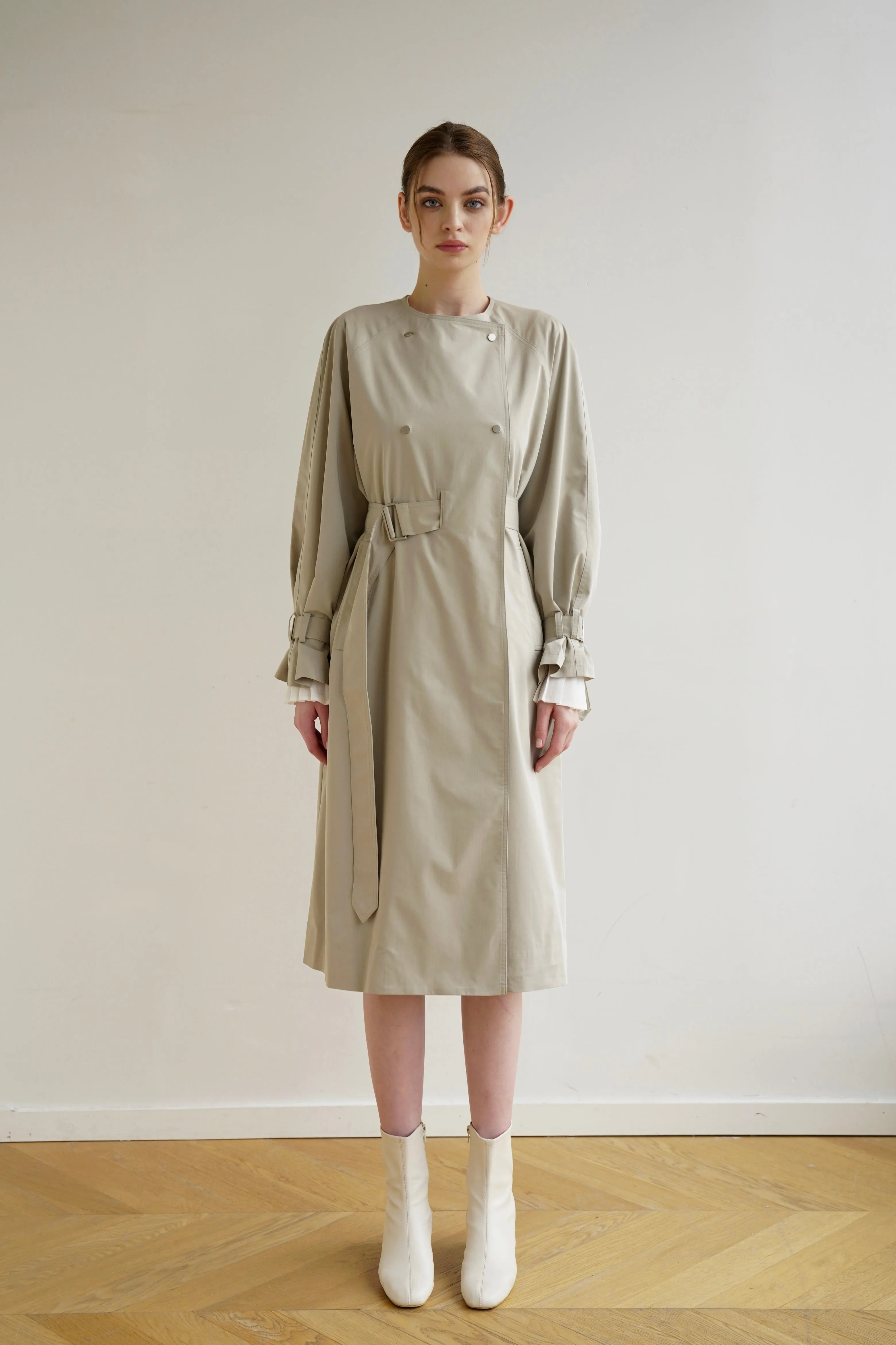 Sage Trench Coat