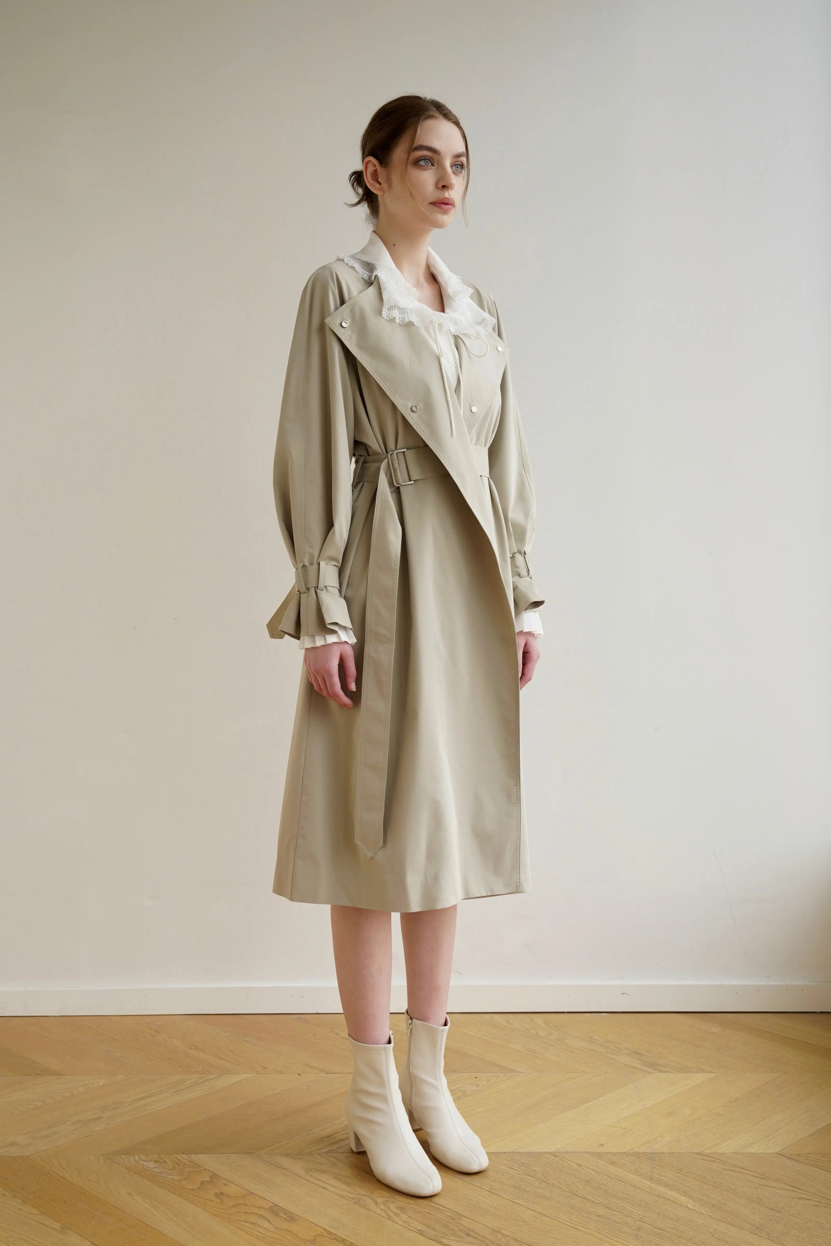 Sage Trench Coat