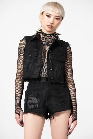 Sanctity Patch Denim Vest
