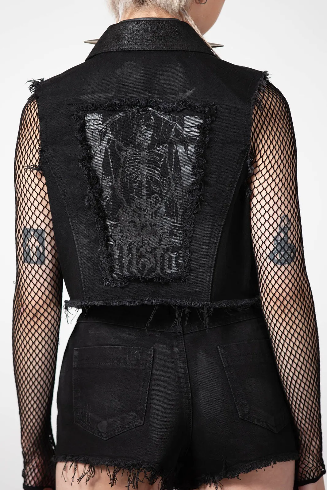 Sanctity Patch Denim Vest