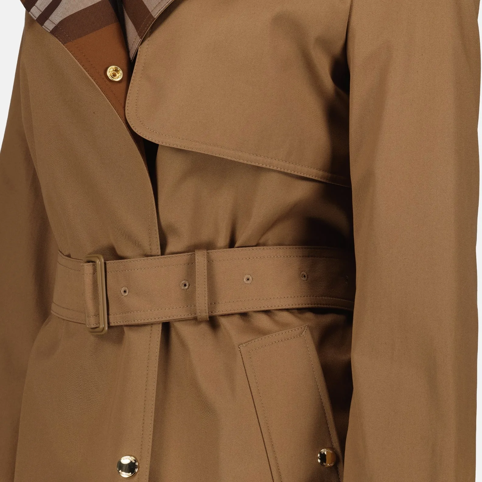 Sandridgechk Brown Trench Coat