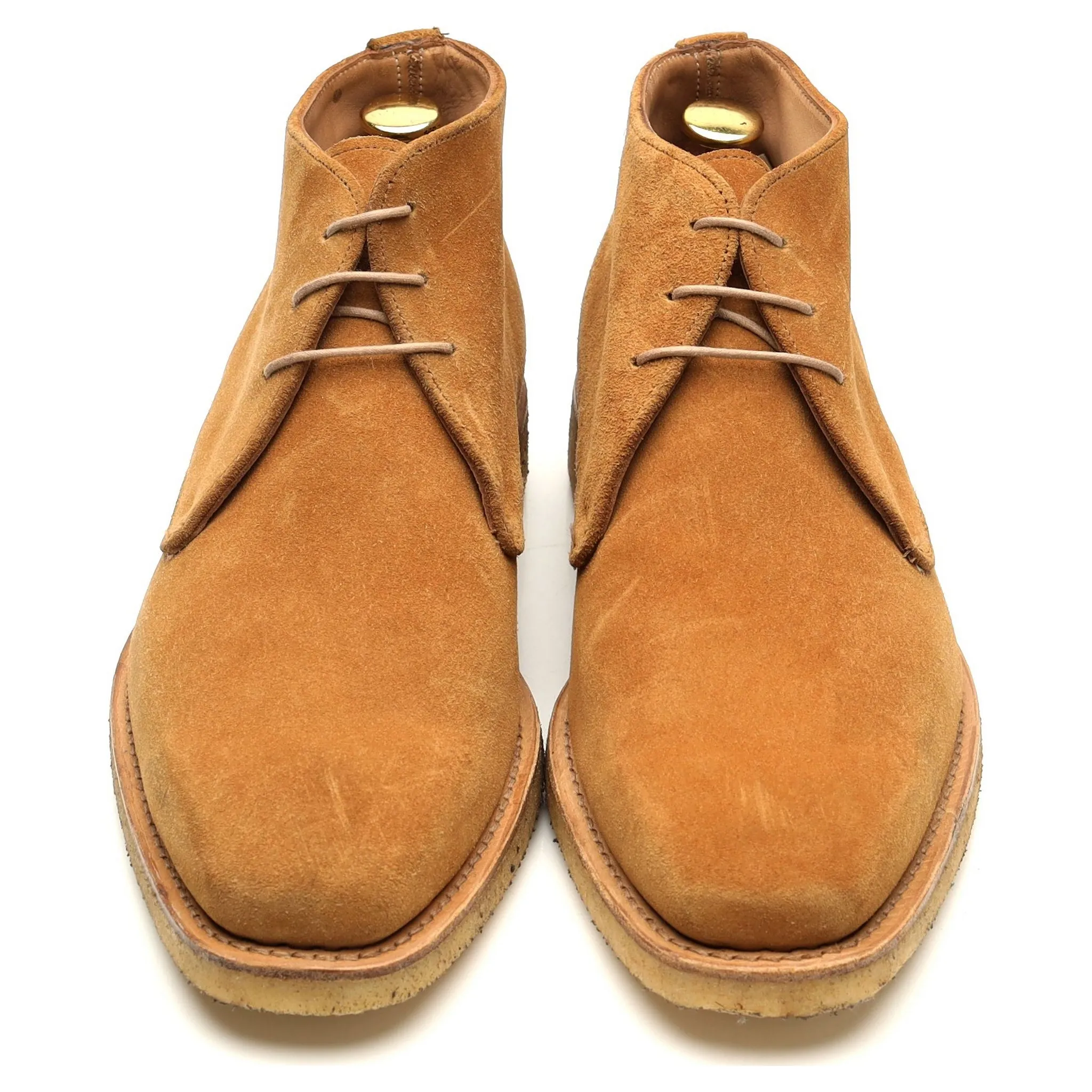 'Scott' Tan Brown Suede Chukka Boot UK 7.5 F