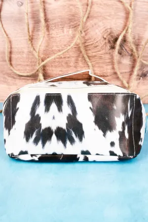 Seize The Moo-Ment Jetsetter Expandable Makeup Bag