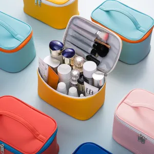 Series Portable Waterproof Makeup Storage Large Capacity Cosmetic Bags