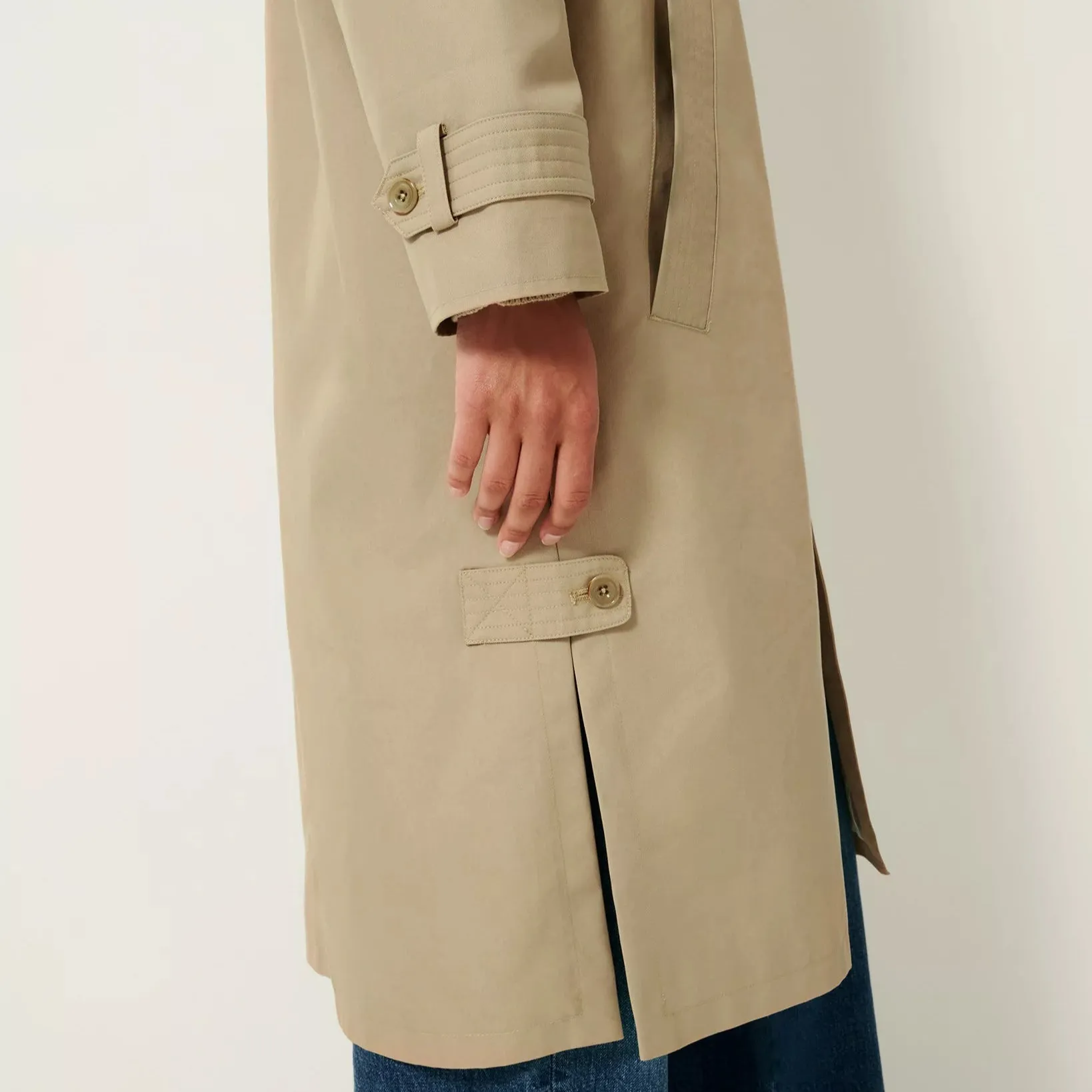 Sessun Trenchliss Coat Riverstone