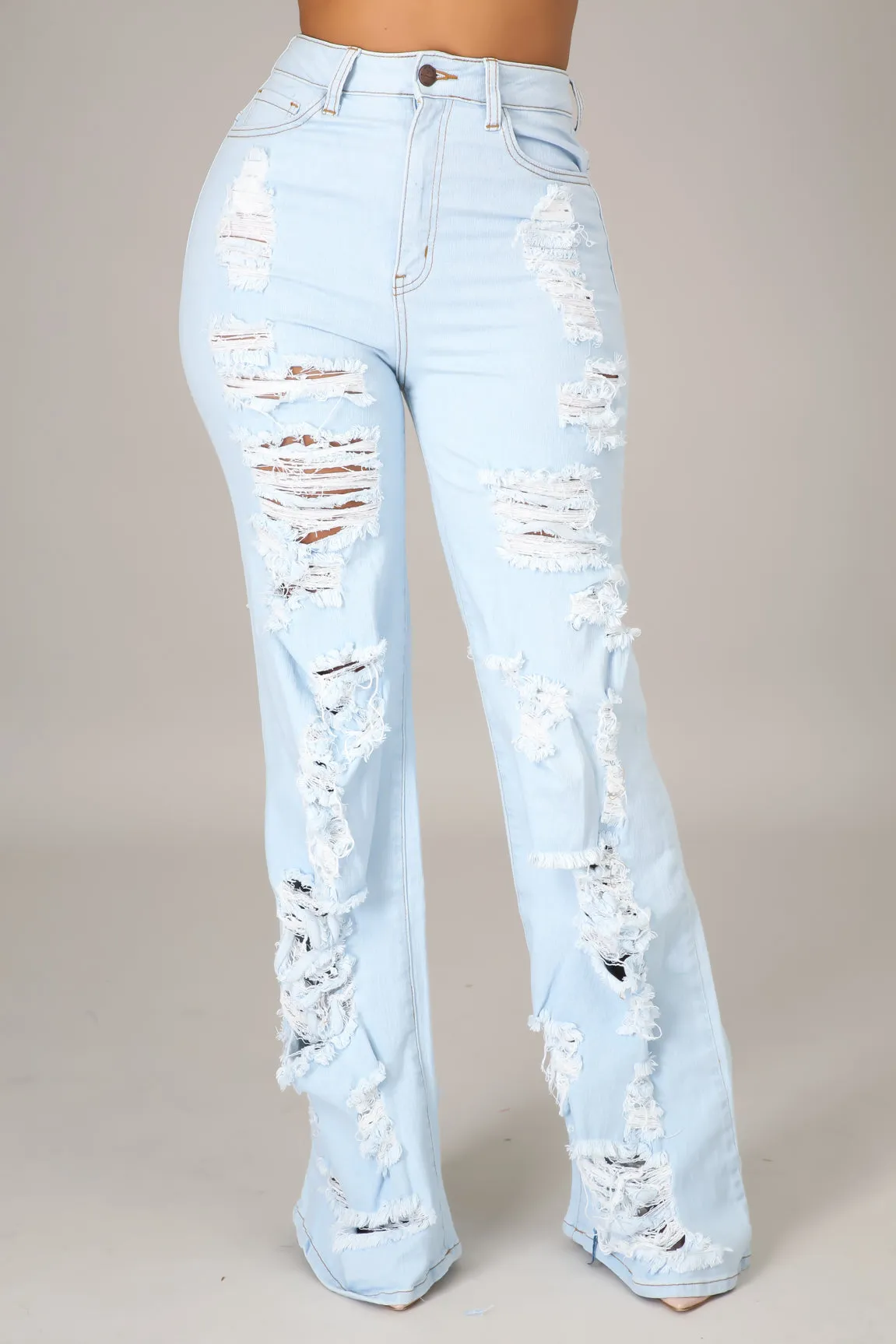 Shedding her Bell Bottom Jeans