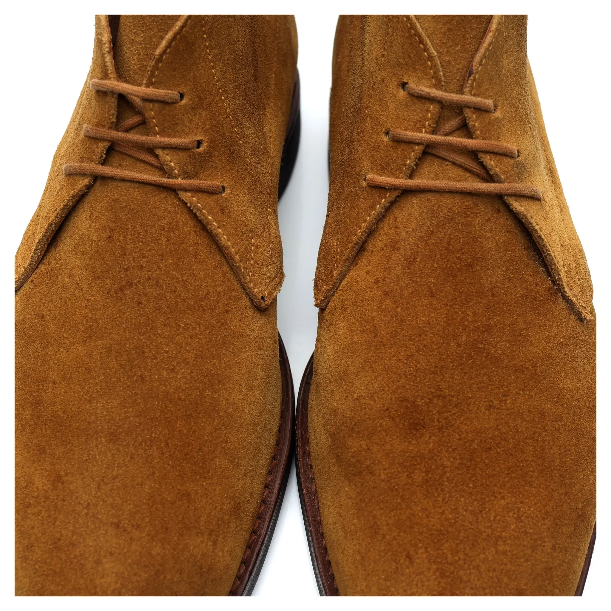 Shipton & Heneage 'Ranger' Tan Brown Suede Chukka Boots UK 7 E