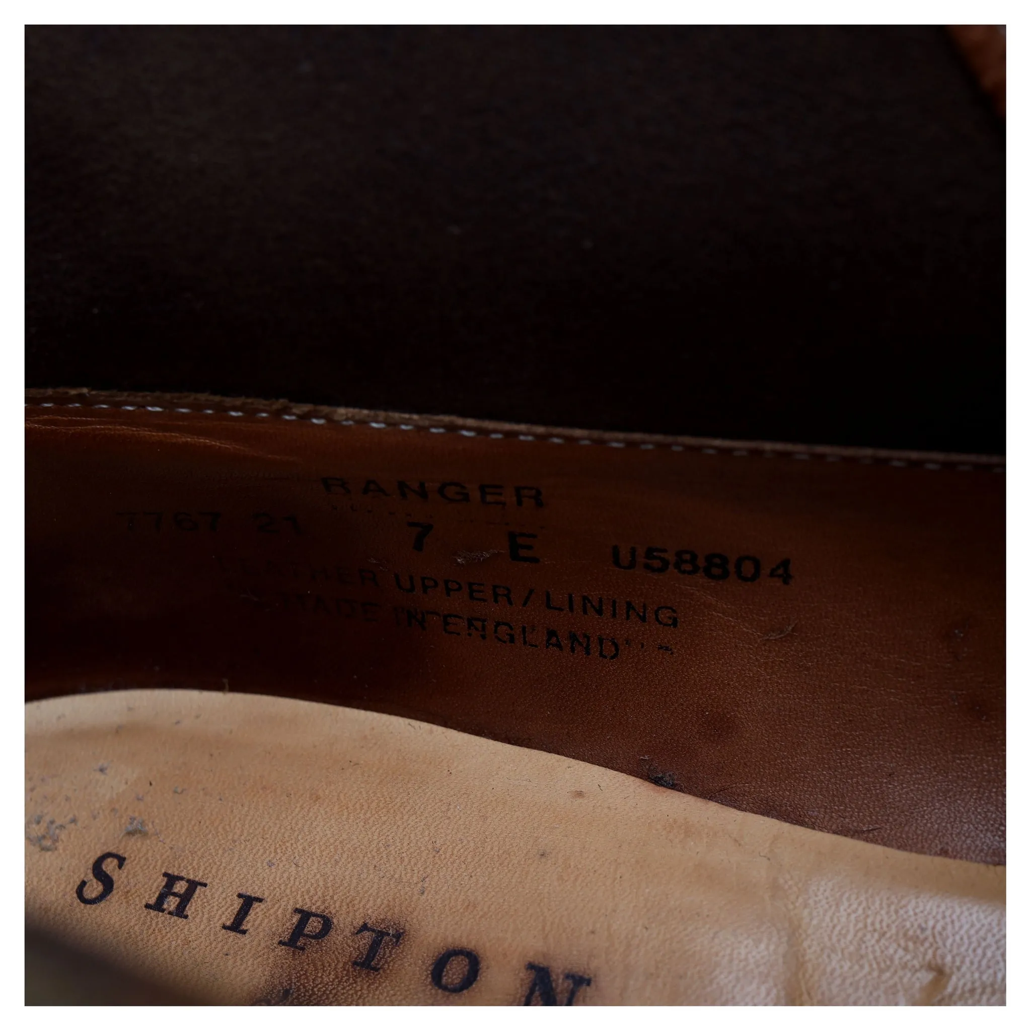Shipton & Heneage 'Ranger' Tan Brown Suede Chukka Boots UK 7 E