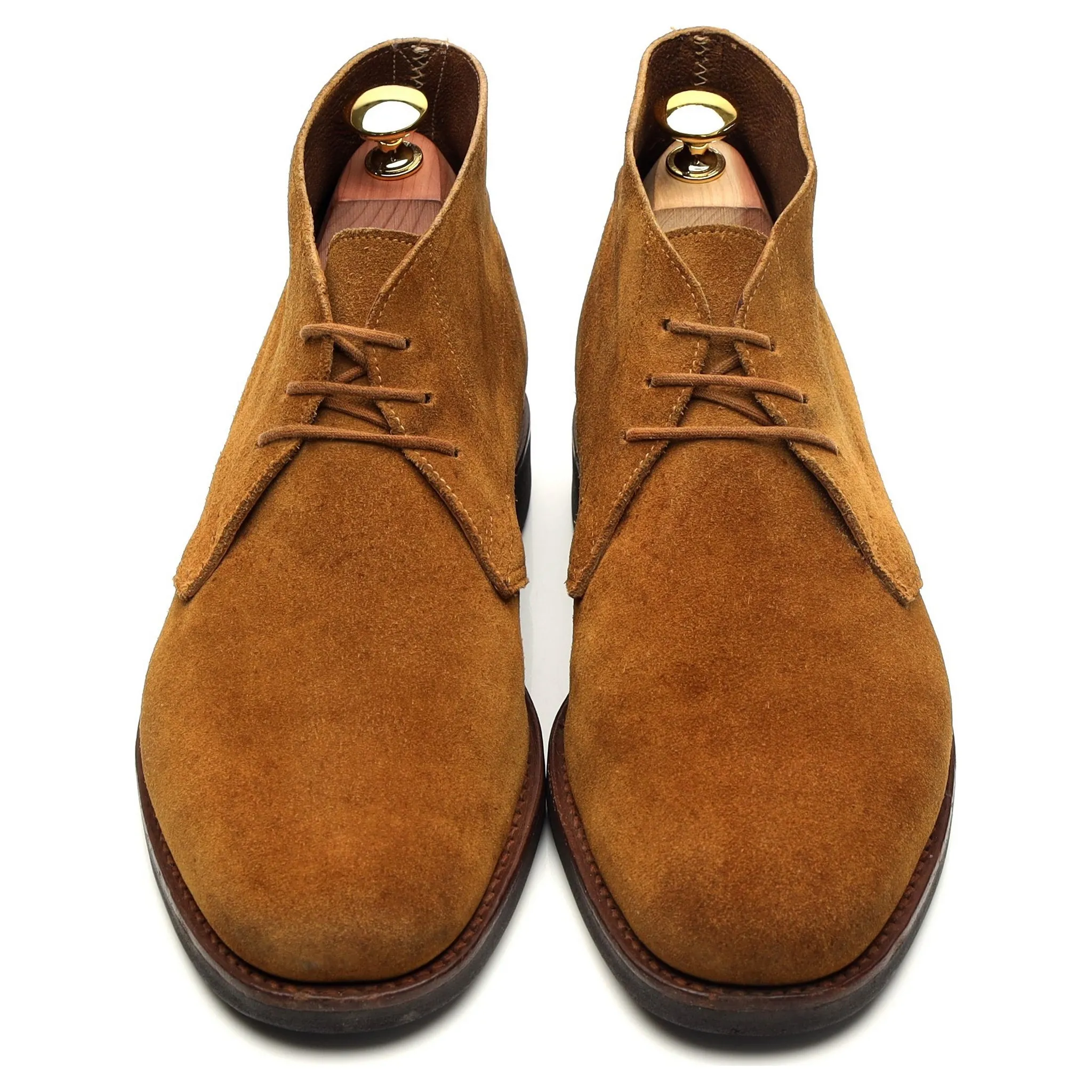 Shipton & Heneage 'Ranger' Tan Brown Suede Chukka Boots UK 7 E