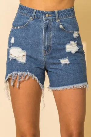 SIDNEY SHORTS (MEDIUM WASH)