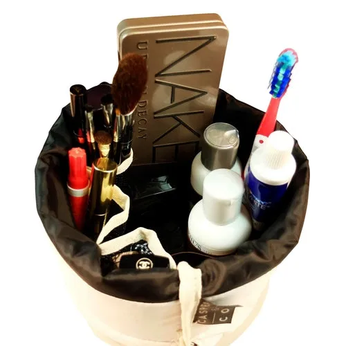 Signature Bucket Travel Cosmetic Bag
