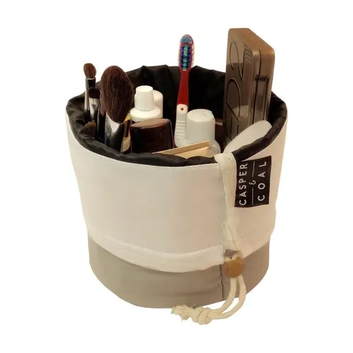 Signature Bucket Travel Cosmetic Bag