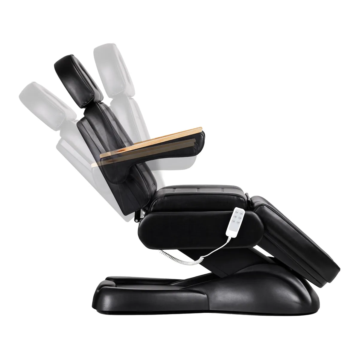 Sillon Electric Cosmetic Chair LUX 273B 3 Actuators Black