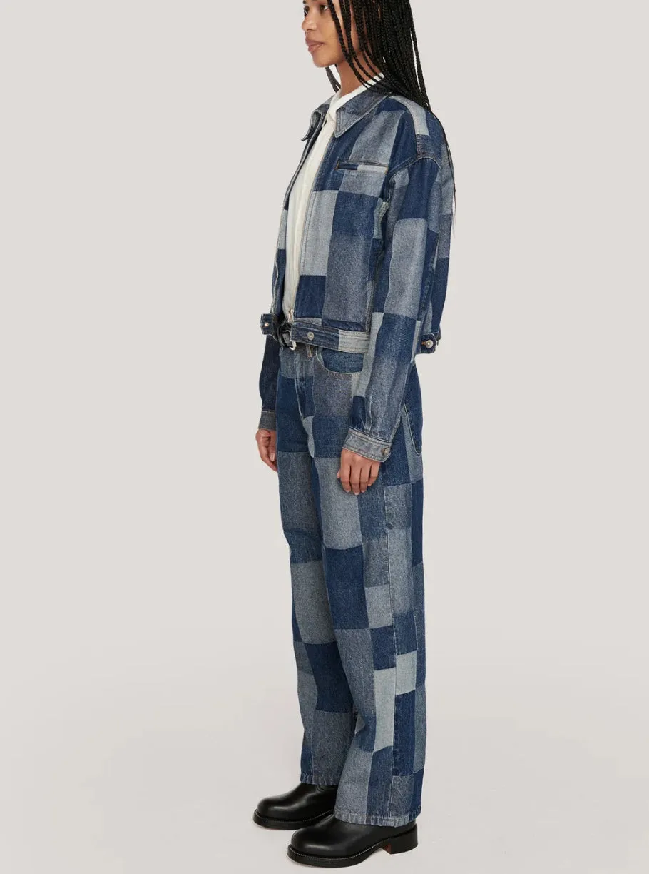 Silver Jeans Indigo Patchwork