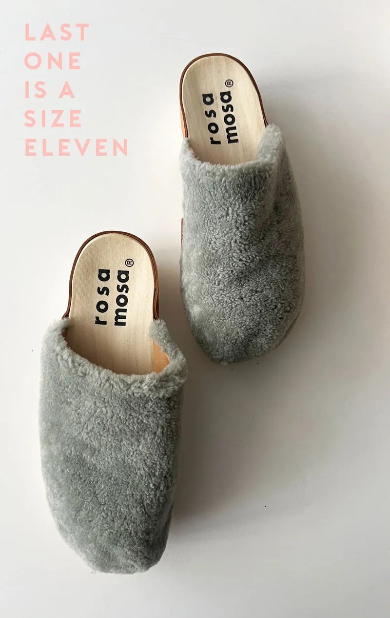 Size 11 | Last pair of Icelandic Shearling clogs