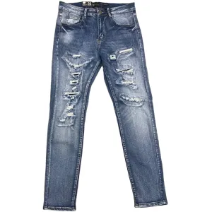 SKINNY FIT DENIM (BLUE WASH)