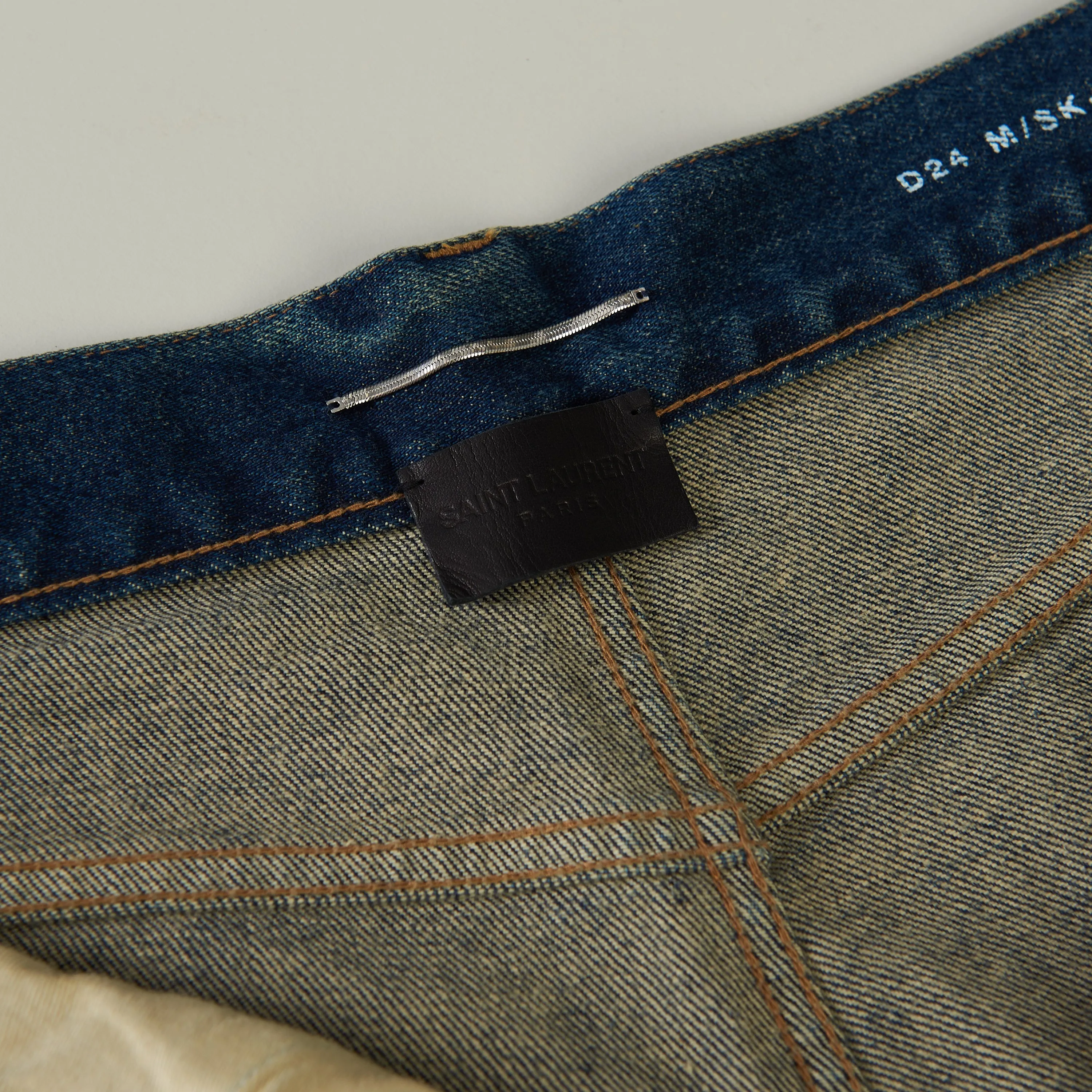 Skinny Jeans - Vintage Blue Denim, Mid Rise, Five Pocket