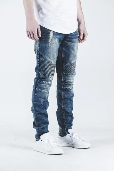 Skywalker Biker Denim (Blue)