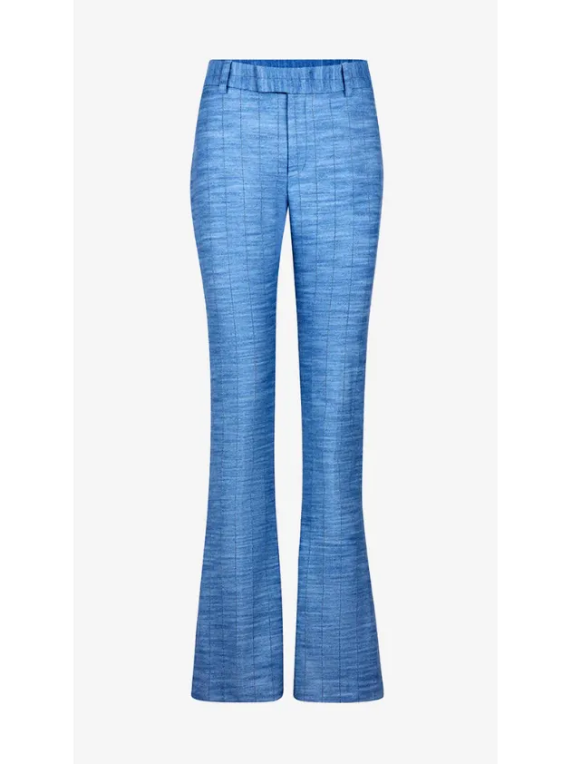 Smythe Bootcut Pant in Denim Stripe