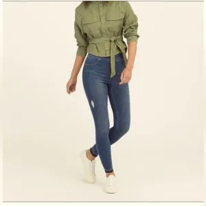 Spanx Distressed Denim Legging Jegging