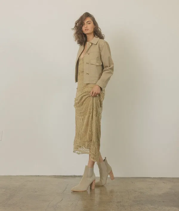 Stacked Heel Chelsea Boots