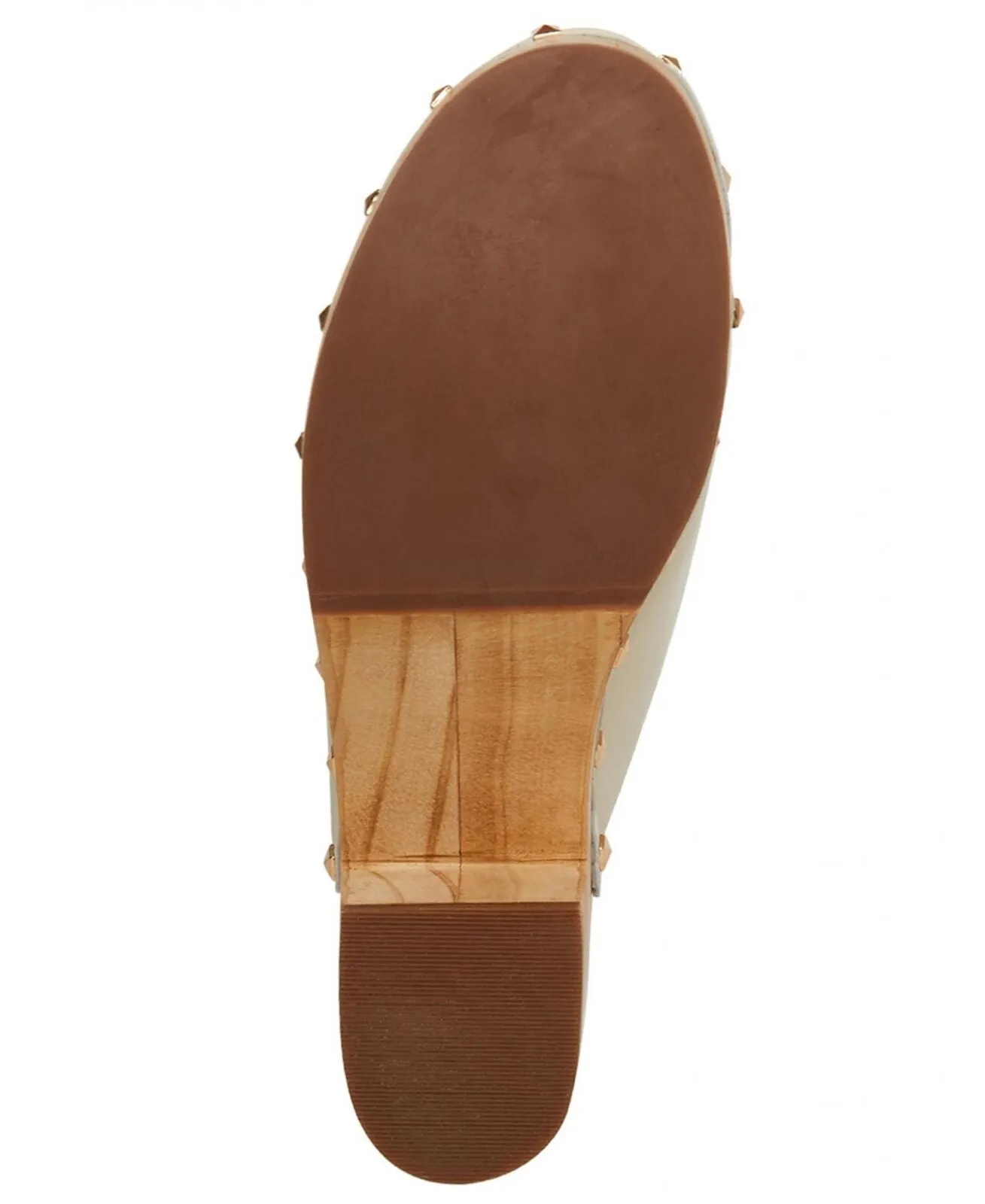 Steve Madden Women's Brooklyn Wooden Platform Clogs BROO07S1 Bone Off White 8M