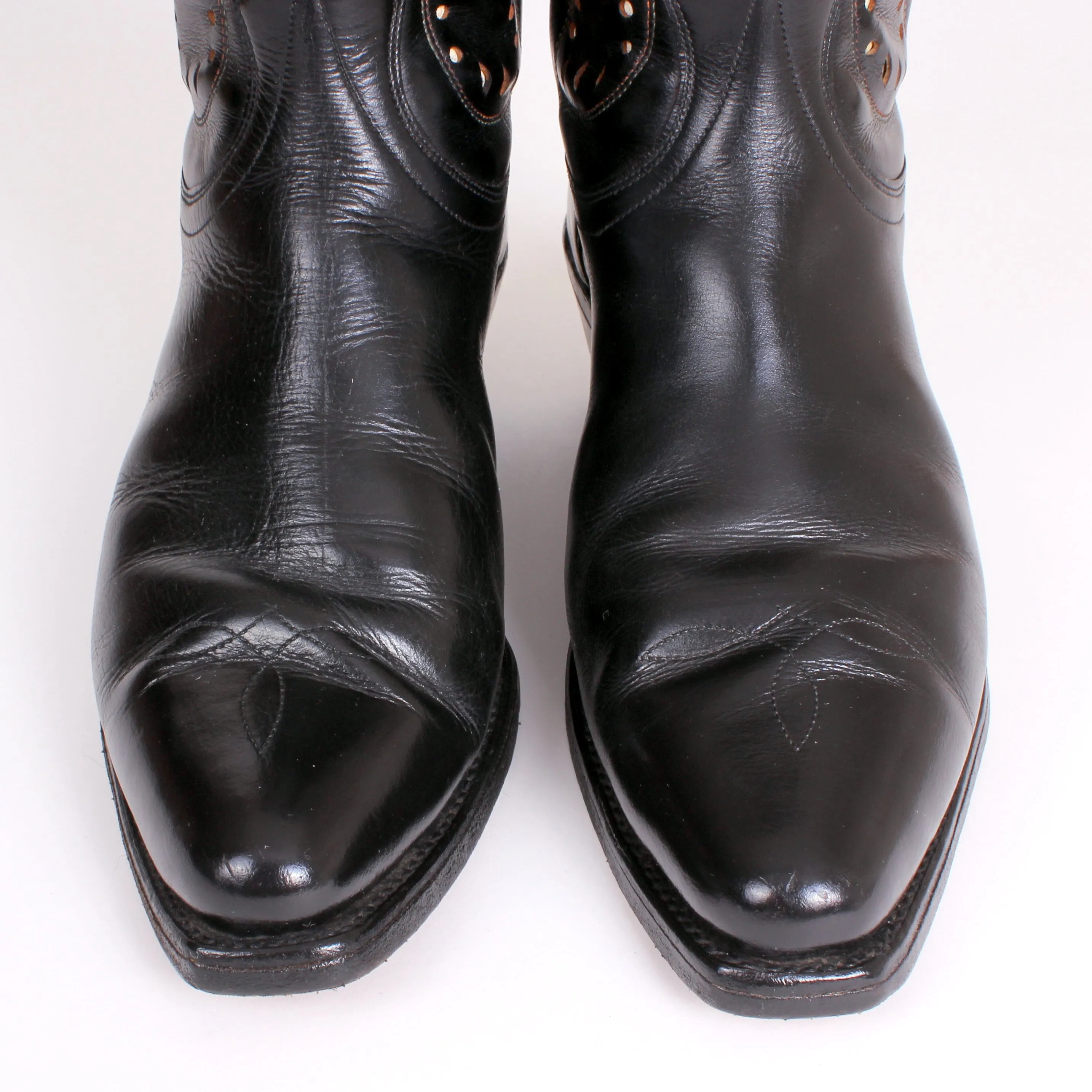 STOLEN 6/21/24 Vintage Goding Black Cowboy Boots
