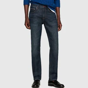 Straight Denton  Indigo Jeans - Denim Dark
