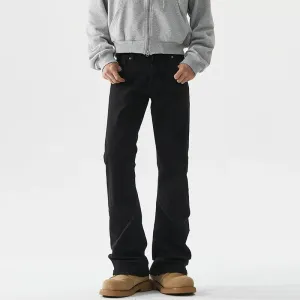 Straight-Leg Denim Pants