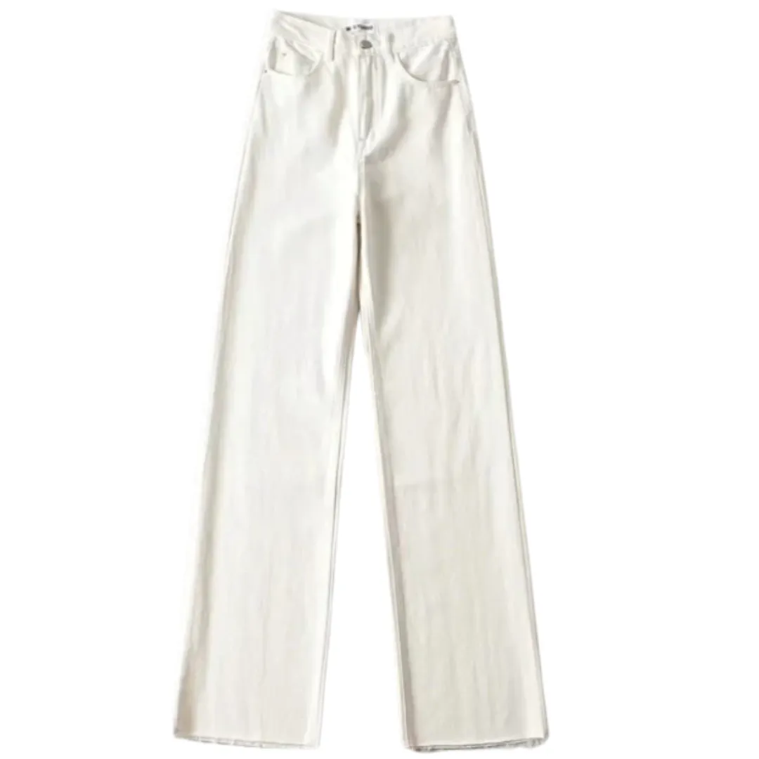 Straight Leg High-Waist Jeans