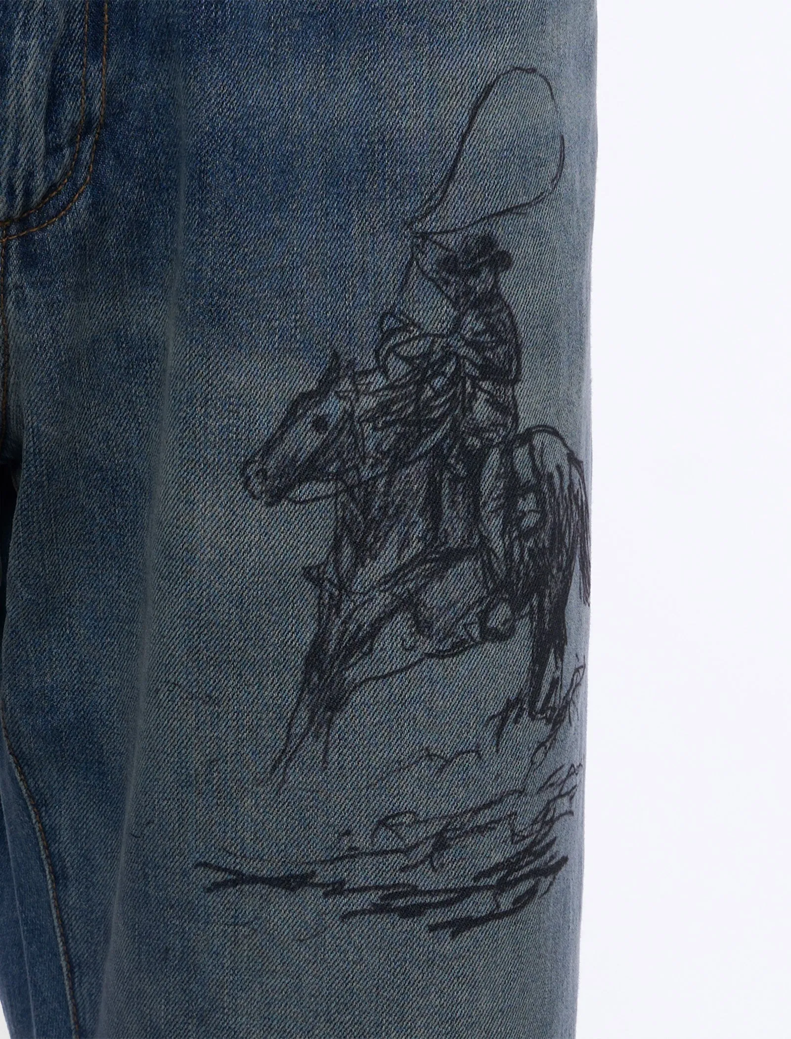 STRAIGHT LEG JEANS