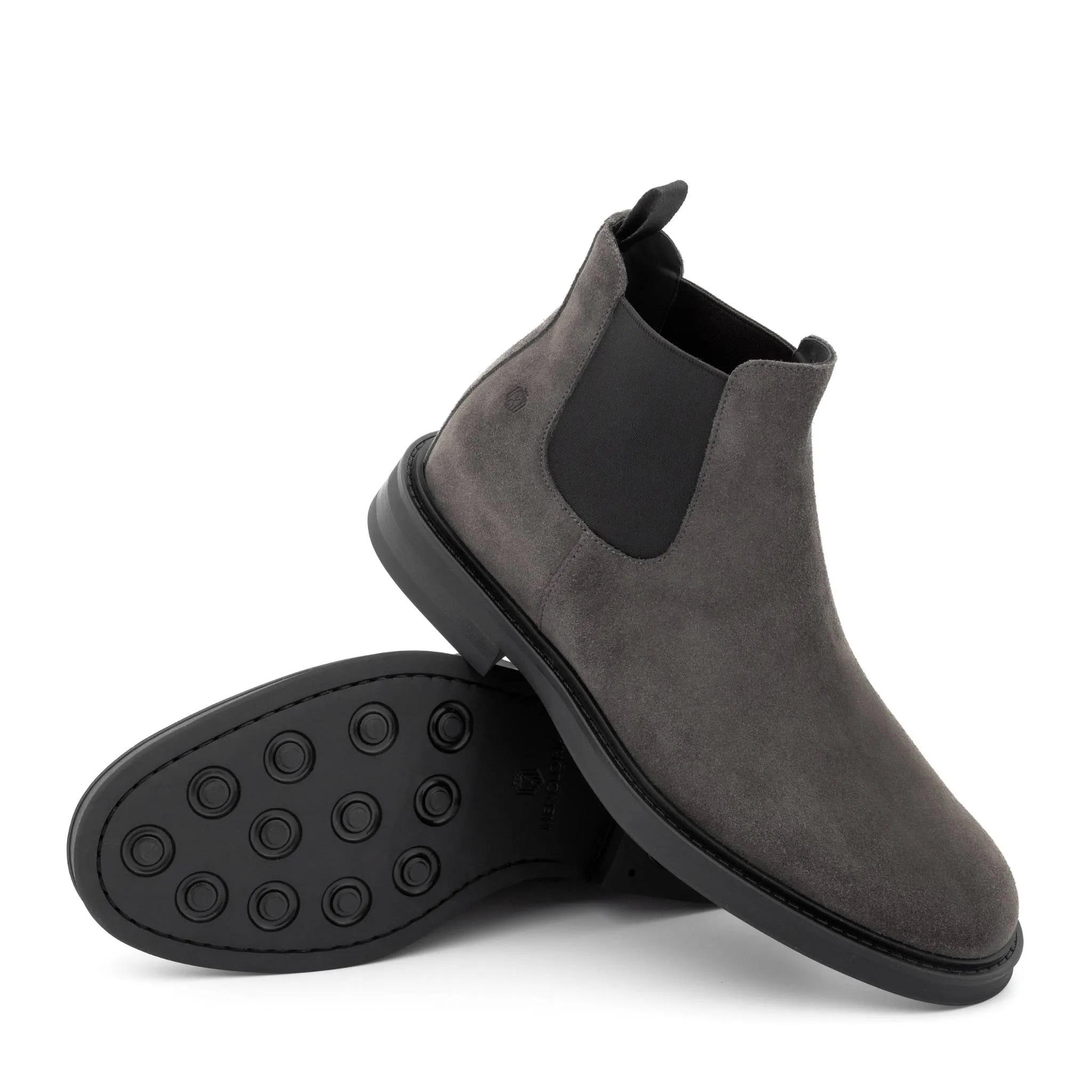 Suede Chelsea Boots | Dark Grey