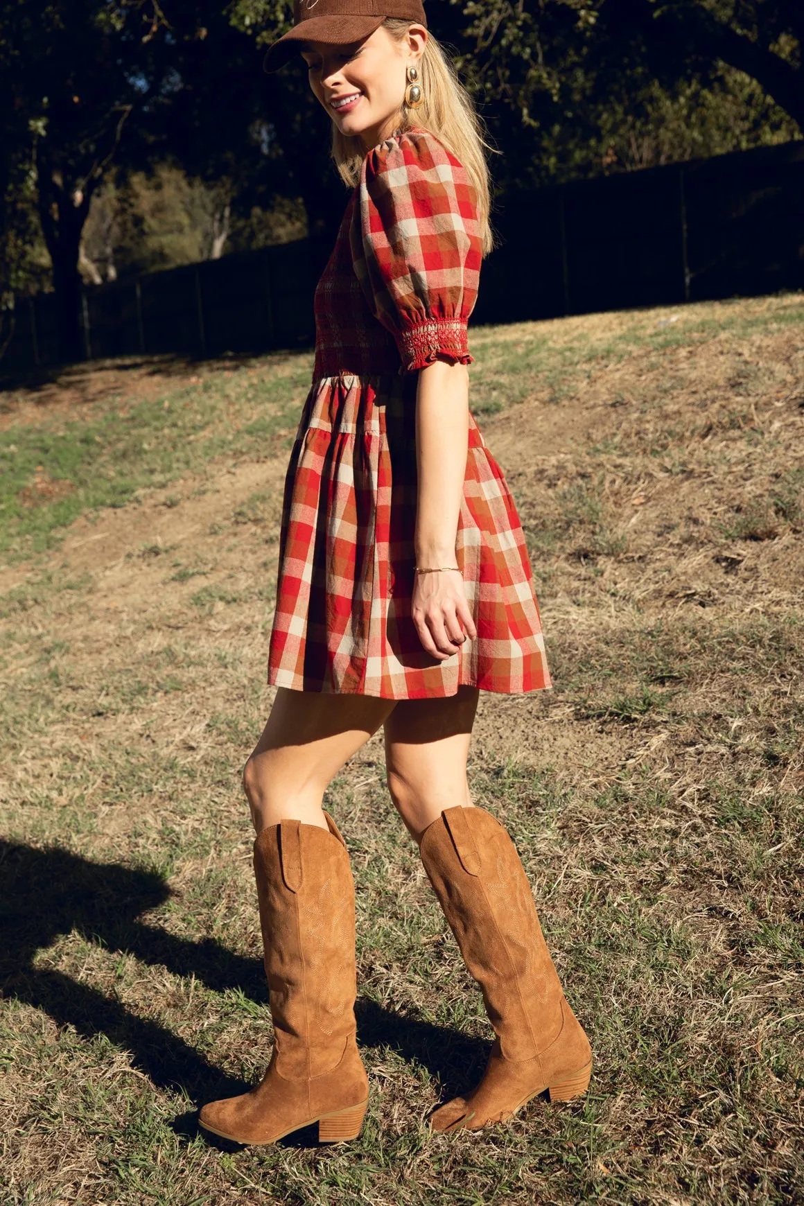 Suede Cowboy Boots