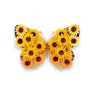 Sunflower butterfly 🌻 - brooch