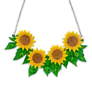 Sunflower 🌻 - necklace - Set of 2