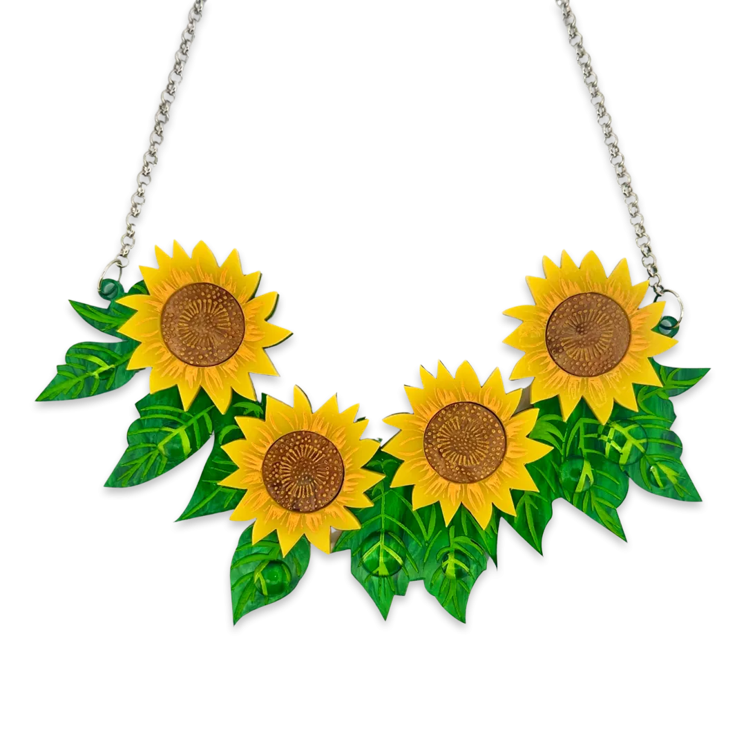Sunflower 🌻 - necklace - Set of 2