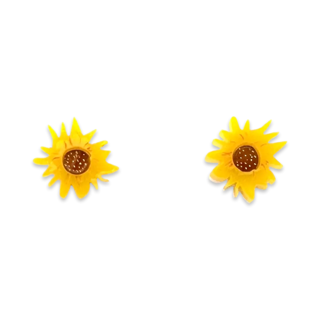 Sunflower stud 🌻 - earrings - Set of 2